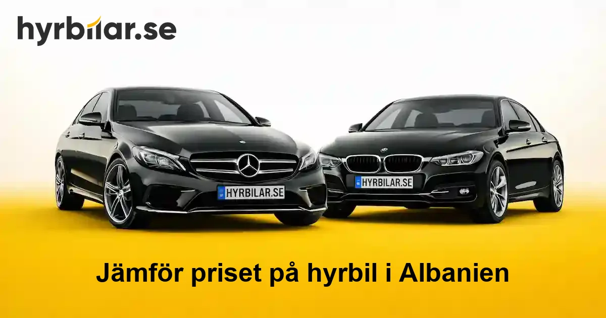 Hyrbil i Albanien – jämför priser