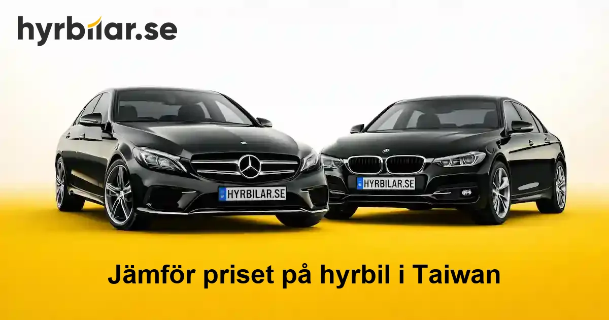 Hyrbil i Taiwan – jämför priser